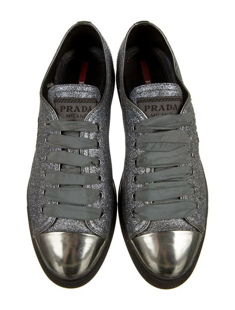 prada metallic shoes women|women's prada shoes price.